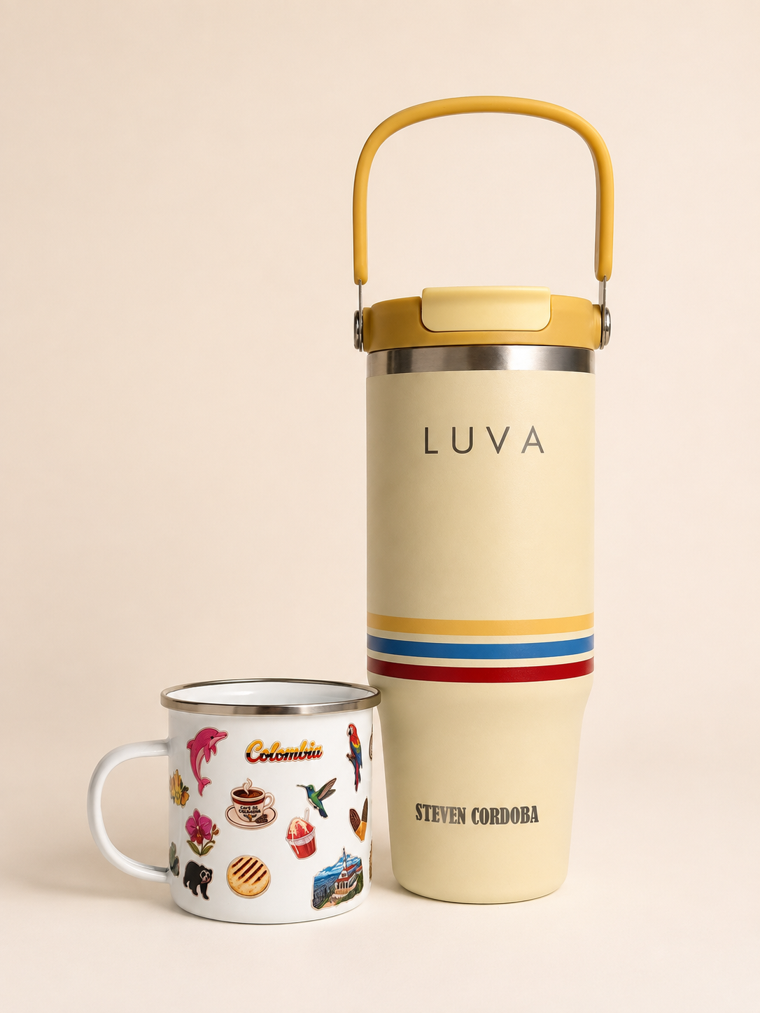 Kit Tierra Mía - Termo + Pocillo personalizado Colombia