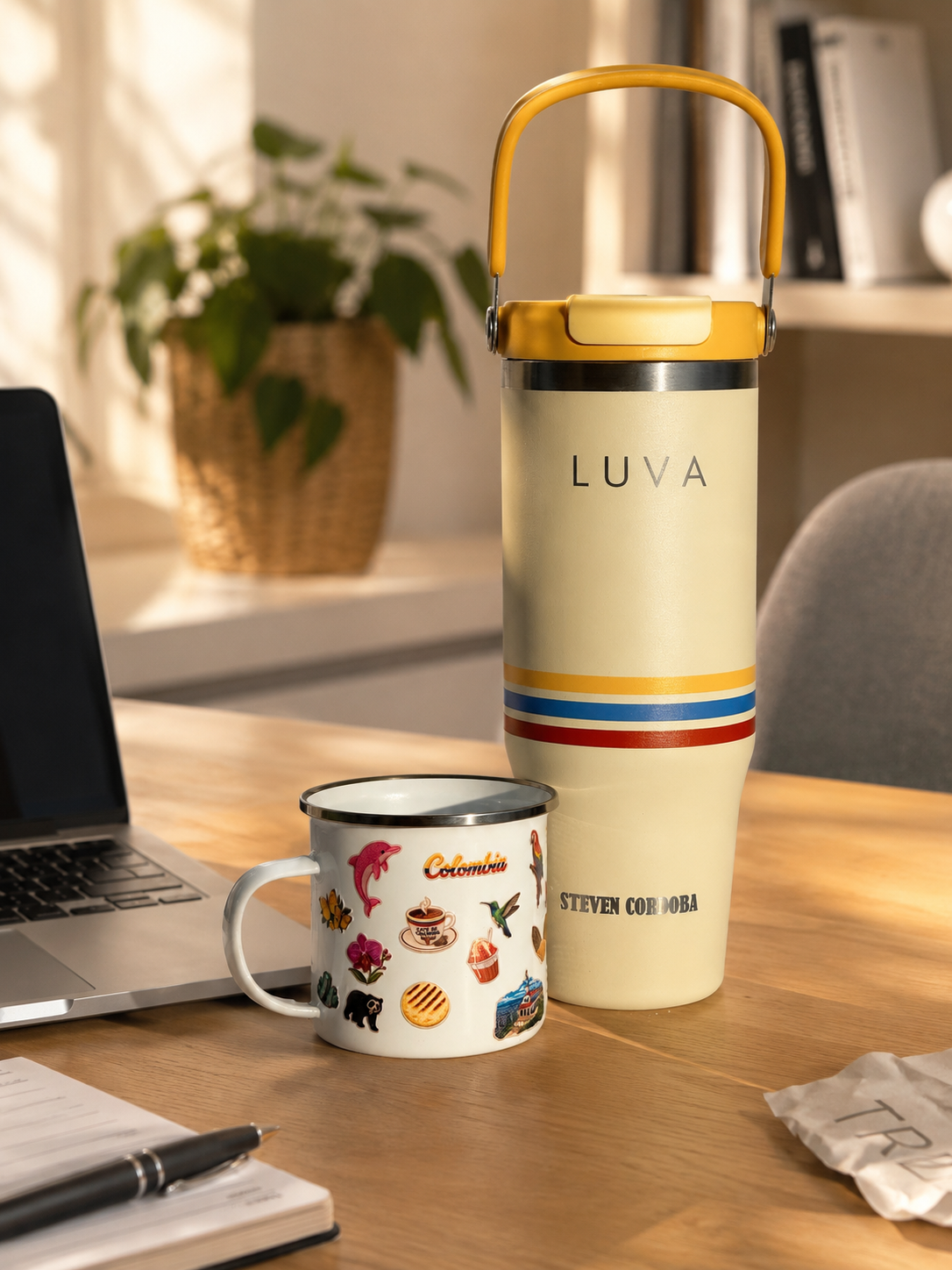 Kit Tierra Mía - Termo + Pocillo personalizado Colombia
