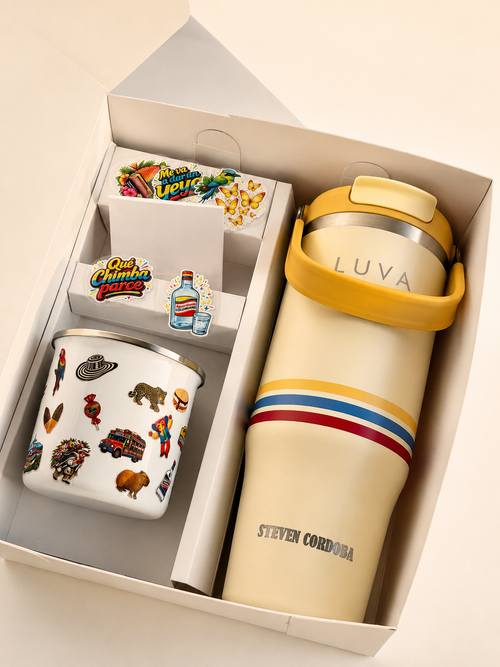 Kit Tierra Mía - Termo + Pocillo personalizado Colombia