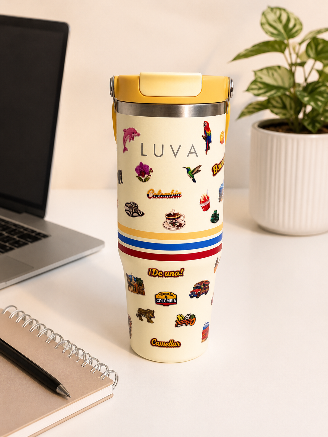 Termo Raíces 946ml — Personalizado Colombia con Nombre