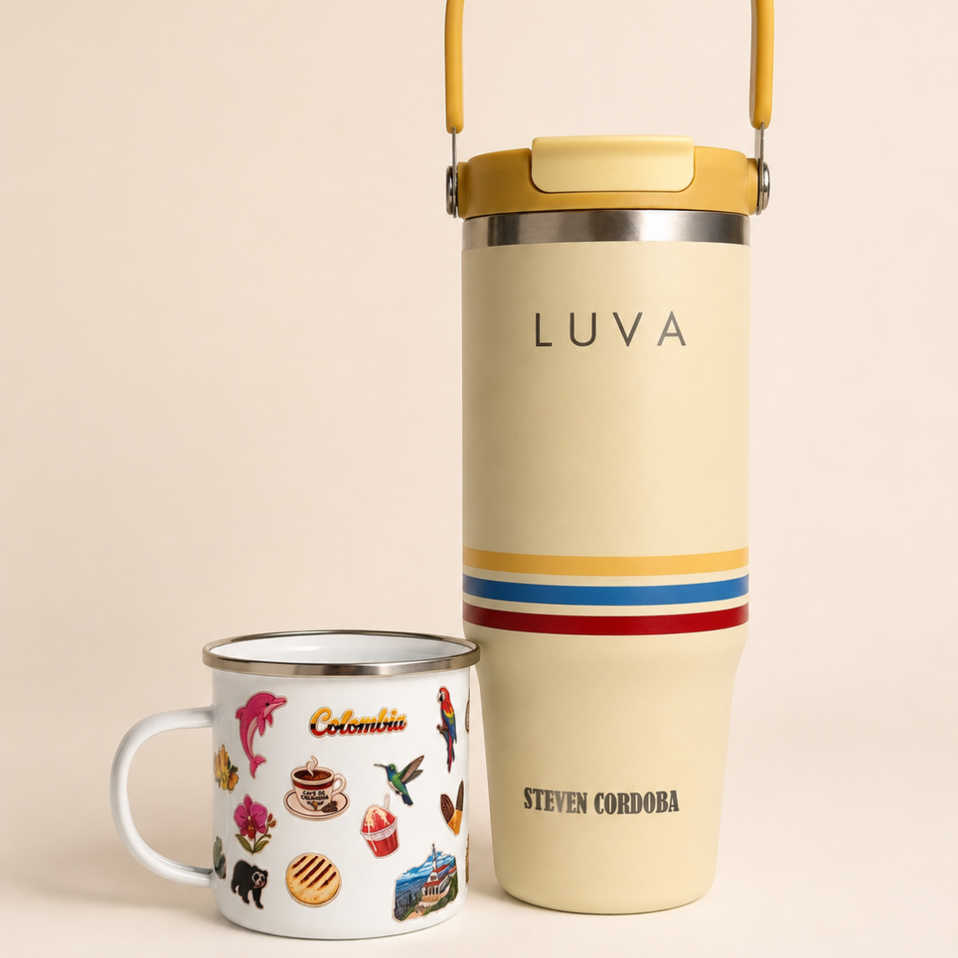 Kit Tierra Mía - Termo personalizado + Mug Colombia