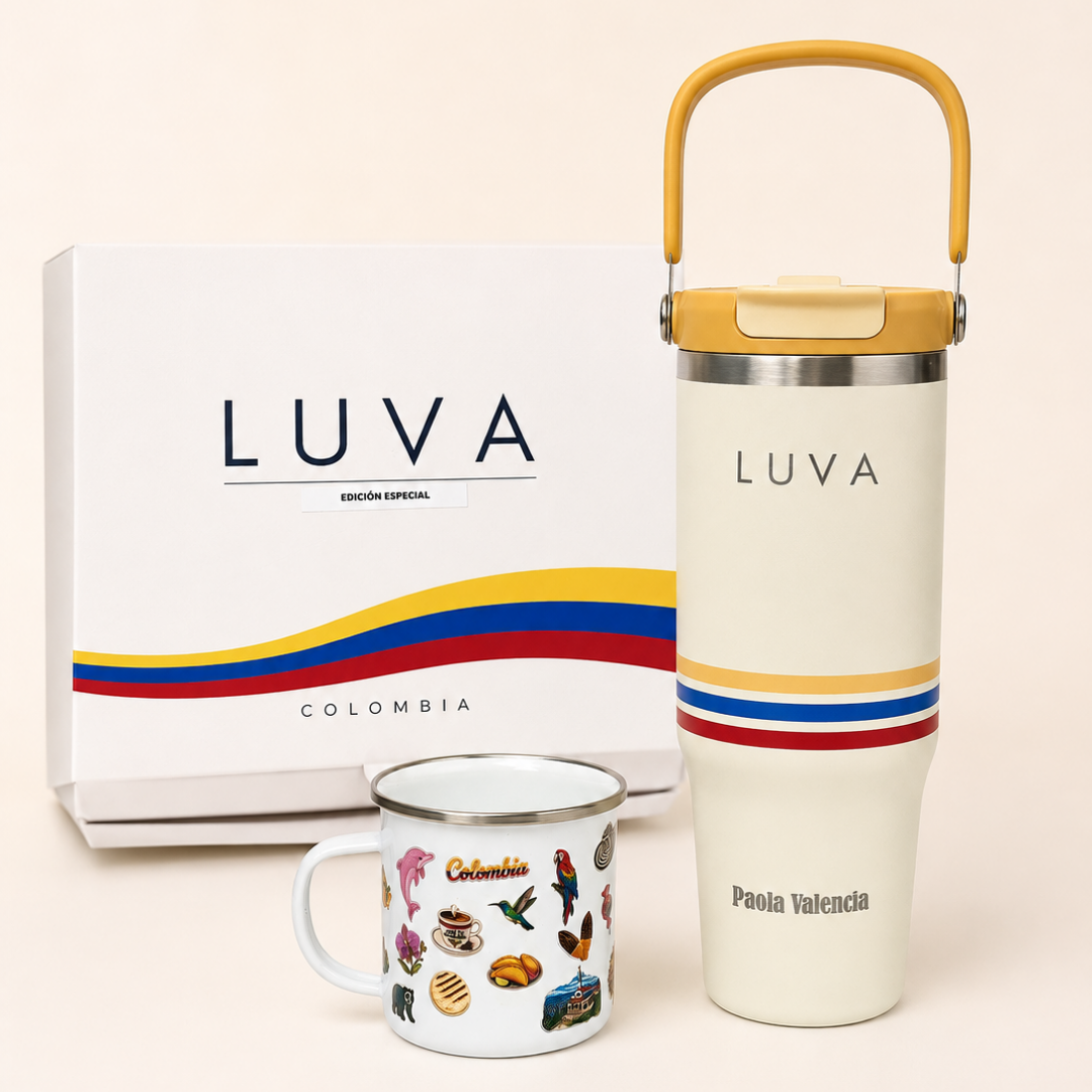Kit Tierra Mía - Termo personalizado + Mug Colombia